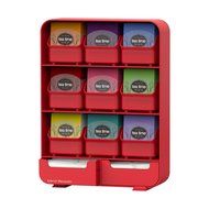 Mind Reader "Baggy" Tea Bag holder and Condiment Organizer, Black
