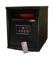 SUNHEAT Thermal Wave TW1500 Electric Portable 1500 Watt Infrared Heater with Remote Control - Black