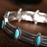 Chic Boho Ethnic Retro Style Collar Choker Necklace Statement Bohemian Turquoise N6