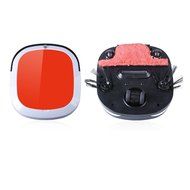 WOHOME Multi-function Vacuum Cleaning Robot with Self Sucking and Wiping for Family/Hotel Room/Small Office (Red)