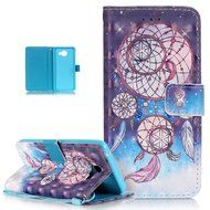 Galaxy A5 2016 Case,ikasus Shiny Glitter Diamond Colorful Art Painting PU Leather Flip Wallet Pouch Stand Credit... N16