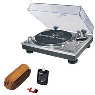 Audio-Technica ATLP120USB Professional Stereo Turntable w/ USB LP to DIG With RCA Turntable Cleaning System