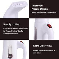 NOSIVA Portable Handheld Fabric Steamer (138 ml), White N4