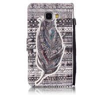 Galaxy A5 2016 Case,ikasus Shiny Glitter Diamond Colorful Art Painting PU Leather Flip Wallet Pouch Stand Credit... N19