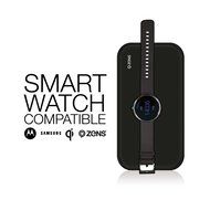 ZENS Portable Bluetooth Speaker Wireless Charger Power Bank &ndash; Qi Charging - 2 x 5W Speakers &ndash; NFC Enabled - for... N4