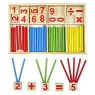 Kids Children Wooden Numbers Mathematics Early Learning Counting Educational Toy N3