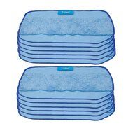 I-clean 8pcs Washable Reusable Replacement Microfiber Mopping Cloths For iRobot Braava 380t 320 Mint 4200 5200... N9