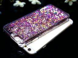 iPhone 6S Plus Case,iPhone 6 Plus Case,ikasus iPhone 6S/6 Plus [Liquid Glitter] Case,Flowing Liquid Quicksand... N26
