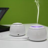 Car USB Humidifier, Yokkao Air Purifier Aroma Diffuser Mini Portable DC5V 180ml Vehicle Mounted with Cup holder... N11