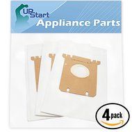 12 Replacement Electrolux EL4103A Ergospace Style S Vacuum Bags - Compatible Electrolux EL200CQ, S-Bag Vacuum...