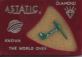 Astatic N72sd 0.7 Mil Diamond - 3 Mil Sapphire Phonograph Stylus N2