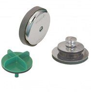 Watco Manufacturing 901-PP-ABS-BN 1.5-Inch Schedule 40 ABS Piping Innovator Push Pull Bath Waste Half Kit, Brushed...