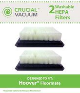2 Hoover Floormate Washable Reusable HEPA Filter, Compare To Hoover Vacuum Floor Mate Filter Part # 40112050,...