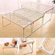 Plastic Foldable Storage Racks Home Bathroom Closet Kitchen Shelving Shelf Holders Organizer N3
