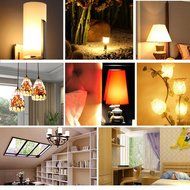 DDSKY E27 6W 9W 12W LED Flat Bulbs Extra Light Energy Saving 90% Led Light Bulb Warm Cool White, Dimmable (6W,... N7