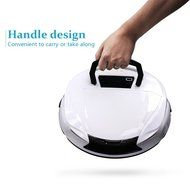 Vacuum Cleaning Robot Automatic Robotic Vacuum Cleaner High Suction Cleaning for Hard Floor and Low Carpets (black-white) N8