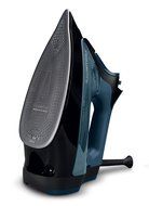 Rowenta DW7180 Everlast 1750-Watt Anti-Calc Steam Iron Stainless Steel Soleplate with Auto-Off, 400-Hole, Blue N7