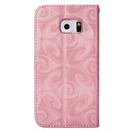 Galaxy S6 Edge Wallet Case, PHEZEN Bling Liquid Glitter Love Heart Floating 3D Hourglass Luxury Pu Leather Magnet... N36