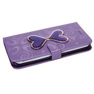 Galaxy S6 Edge Wallet Case, PHEZEN Bling Liquid Glitter Love Heart Floating 3D Hourglass Luxury Pu Leather Magnet... N41