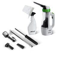 Ittar window vacuum cleaner kit with powersqueegee,spray bottle,microfiber cleaning head,exstension pole,suction... N8