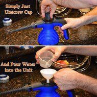 Handheld Multi-Purpose Pressurized Steam Cleaner with Safety Lock and Sanitizing System with FREE Attachments.... N2