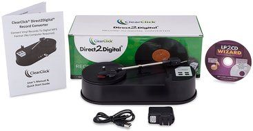 ClearClick Direct To Digital Record Converter with LP To CD Wizard 2.0 Software N3
