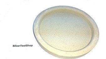 Borax Dish used made of unglazed ceramic used with Borax cone to make flux paste in soldering - STS by SilverToolShop