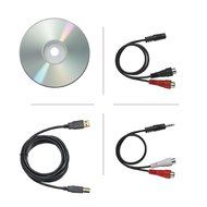 Audio Technica AT-LP120BK-USB Direct-Drive Professional Turntable (USB &amp; Analog), Black (Certified Refurbished)