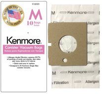 10 For Kenmore Type M Magic Blue 51195, 50101 Premium Allergen Canister Vacuum Bags 10 in a pack