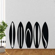 55x80cm Sport art wall decals Surfing player surf boards Removable modern Graffiti art for boys kid bedroom by... N2