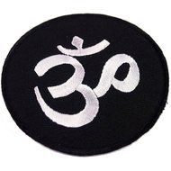 Aum Om Infinity Hindu Hinduism Yoga Indian Trance Applique Iron-on Patch for Collection with By Botan