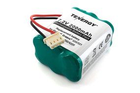 Tenergy 7.2V 2000mAh Replacement Battery for iRobot&reg; Braava&reg; 320/321 &amp; Mint&reg; 4200/4205 N6