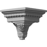 Ekena Millwork MOC05X05AT 5 1/4-Inch P x 5 1/4-Inch H Outside Corner for Molding MLD05X05X07AT by Ekena Millwork