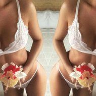 HOT Sale Lingerie!Canserin Women Sexy Lingerie Babydoll Vest Top Bra+Pants Set N10
