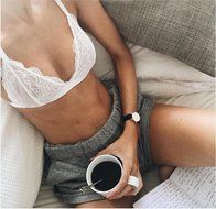 HOT Sale Lingerie!Canserin Women Sexy Lingerie Babydoll Vest Top Bra+Pants Set N11