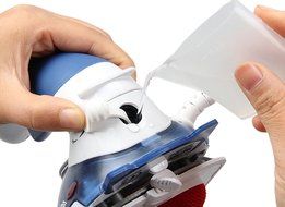 VANRA Mini Travel Iron Ultra-Portable Travel Steamer Iron Dry Iron 800w with Rotatable Handle, Built-in Fuse and... N5