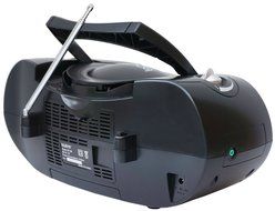 Boytone BT-6B CD Boombox Black Edition Portable Music System with CD Player &amp; USB/SD/MMC Slot, Digital FM Radio... N2
