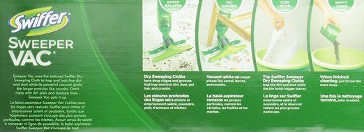 Swiffer Sweepervac Rechargeable Cordless Vacuum Starter Kit, 1 Kit N11