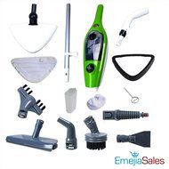 EmejiaSales Floor Steamer Mop 10 in 1 - Professional Home Cleaning Kit - Ideal for Hardwood, Carpet, Marble, Kitchen... N6