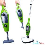EmejiaSales Floor Steamer Mop 10 in 1 - Professional Home Cleaning Kit - Ideal for Hardwood, Carpet, Marble, Kitchen... N8