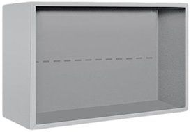 Salsbury Industries 3805D-ALM Surface Mounted Enclosure for 3705 Double Column, Aluminum by Salsbury Industries