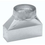 Broan 412H 3-1/4 x 10 to 7 Round Duct Transition, NA by Broan-NuTone