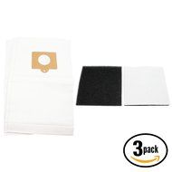 9 Replacement Kenmore 11620712000 Vacuum Bags &amp; 3 Foam Filter - Compatible Kenmore 50558, 5055, 50557, Type C...