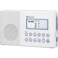 Sangean H202 AM/FM/Weather, Digital tuned Waterproof/Shower Radio with Bluetooth
