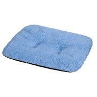 Kingfansion Dog Blanket Pet Cushion Dog Cat Bed Soft Warm Sleep Mat (Blue) N10