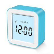 BonyTek Intelligent Digital Clock with Alarm Clock, Calendar, Temperature and Count-down Timer Display in 4 Rotating... N5