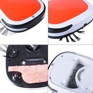 WOHOME Multi-function Vacuum Cleaning Robot with Self Sucking and Wiping for Family/Hotel Room/Small Office (Red) N3