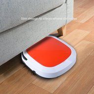 WOHOME Multi-function Vacuum Cleaning Robot with Self Sucking and Wiping for Family/Hotel Room/Small Office (Red) N5