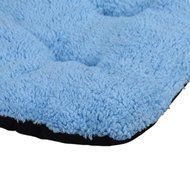 Kingfansion Dog Blanket Pet Cushion Dog Cat Bed Soft Warm Sleep Mat (Blue) N11