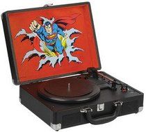 Hastings Exclusive Superman Portable Turntable